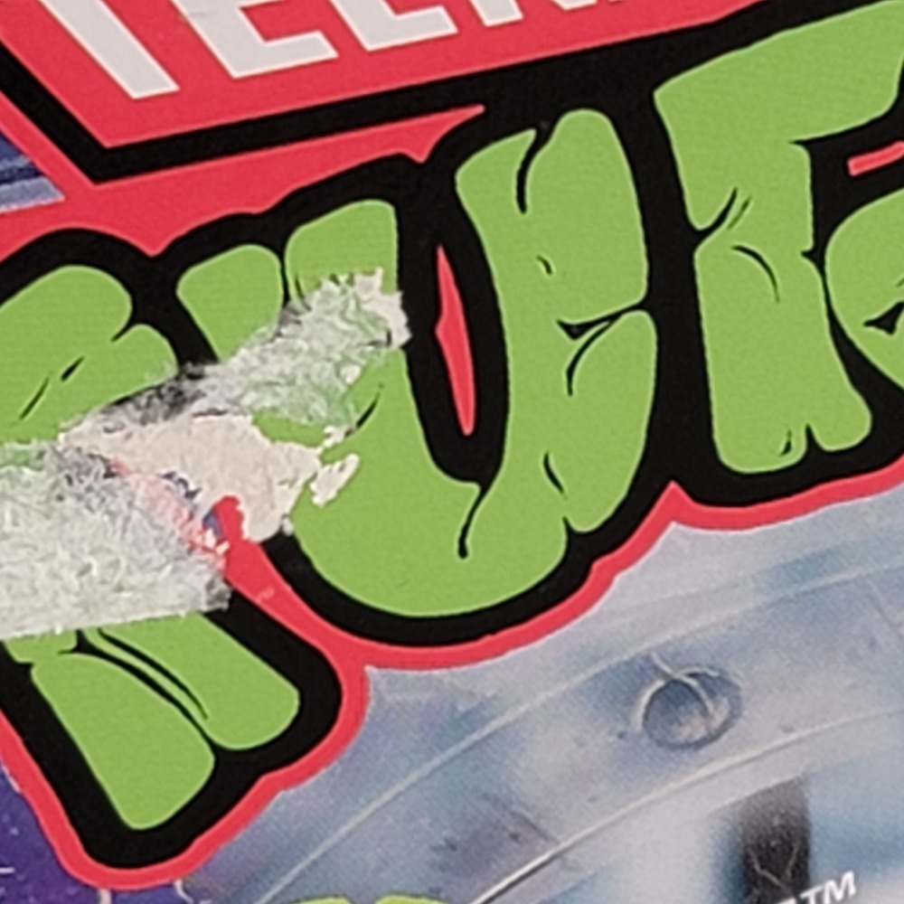 TMNT ReAction Heavy Metal‎ Raph Figure Super7 Nickelodeon 2022 Damaged Card - Picture 2 of 7